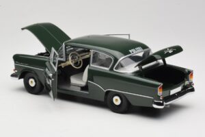 Opel Rekord P1 Polizei Minichamps 1:18 180043290 Metal — zdjęcie 5 z 8