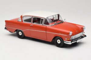 Opel Rekord P1 Czerwony Minichamps 1:18 180043201 Metal — zdjęcie 6 z 8