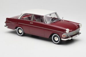 Opel Rekord P2 Ciemnoczerwony & Biały BoS Models 1:18 BOS415 Żywica — zdjęcie 4 z 6
