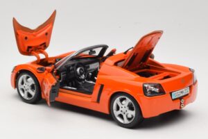 Opel Speedster Pomarańczowy Maisto 1:18 31615 Metal — zdjęcie 5 z 8
