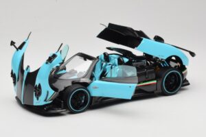 Pagani Zonda Uno Carbon Jasnoniebieski Almost Real 1:18 850630001 Metal — zdjęcie 2 z 8