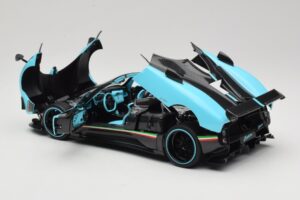 Pagani Zonda Uno Carbon Jasnoniebieski Almost Real 1:18 850630001 Metal — zdjęcie 5 z 8