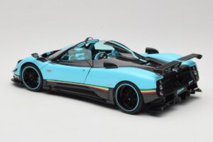 Pagani Zonda Uno Carbon Jasnoniebieski Almost Real 1:18 850630001 Metal — zdjęcie 7 z 8