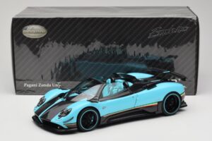 Pagani Zonda Uno Carbon Jasnoniebieski Almost Real 1:18 850630001 Metal — zdjęcie 8 z 8