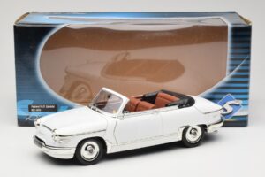 Panhard PL17 Kabriolet Biały Solido 1:18 8174 Metal — zdjęcie 8 z 8