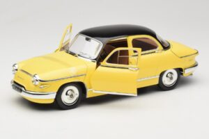 Panhard PL17 Żółty Solido 1:18 8173 Metal — zdjęcie 2 z 8