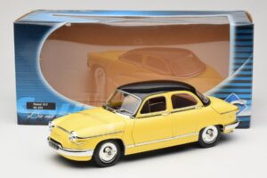 Panhard PL17 Żółty Solido 1:18 8173 Metal — zdjęcie 8 z 8