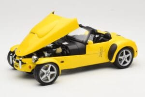 Panoz AIV Roadster Żółty AUTOart 1:18 78213 Metal — zdjęcie 2 z 8