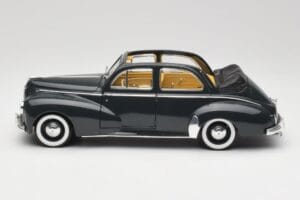 Peugeot 203 Kabriolet Czarny Solido 1:18 8156 Metal — zdjęcie 4 z 8