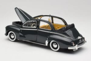 Peugeot 203 Kabriolet Czarny Solido 1:18 8156 Metal — zdjęcie 5 z 8