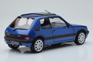 Peugeot 205 GTi 1.9 Z Szyberdachem Miami Niebieski Norev 1:18 184844 Metal — zdjęcie 3 z 8