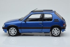 Peugeot 205 GTi 1.9 Z Szyberdachem Miami Niebieski Norev 1:18 184844 Metal — zdjęcie 4 z 8