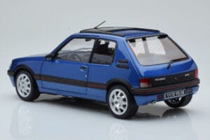 Peugeot 205 GTi 1.9 Z Szyberdachem Miami Niebieski Norev 1:18 184844 Metal — zdjęcie 7 z 8