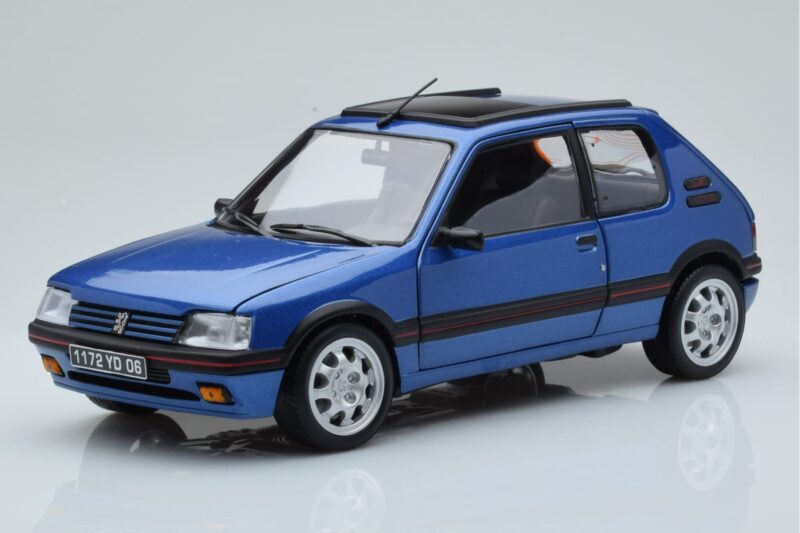 Peugeot 205 GTi 1.9 Z Szyberdachem Miami Niebieski Norev 1:18 184844 Metal