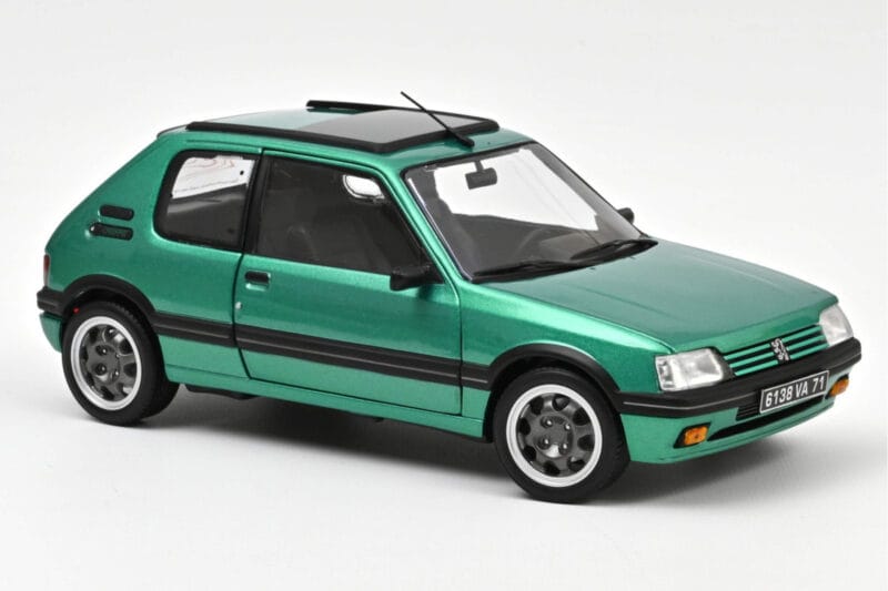 Peugeot 205 GTi Griffe Z Szyberdachem Zielony Norev 1:18 184847 Metal