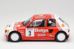 Peugeot 205 T16 #3 B. Darniche / A. Mahe Rally Ypres 1985 IXO 1:18 18RMC135 Metal — zdjęcie 3 z 6