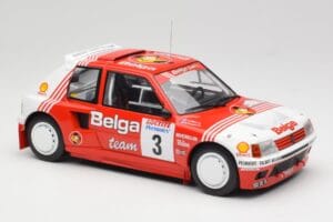 Peugeot 205 T16 #3 B. Darniche / A. Mahe Rally Ypres 1985 IXO 1:18 18RMC135 Metal — zdjęcie 4 z 6