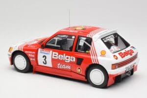 Peugeot 205 T16 #3 B. Darniche / A. Mahe Rally Ypres 1985 IXO 1:18 18RMC135 Metal — zdjęcie 5 z 6