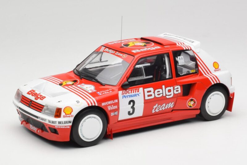 Peugeot 205 T16 #3 B. Darniche / A. Mahe Rally Ypres 1985 IXO 1:18 18RMC135 Metal