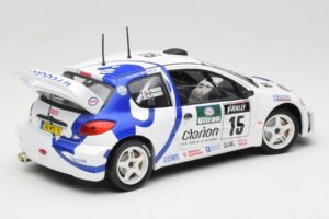 Peugeot 206 WRC #15 G. Panizzi / H. Panizzi WRC 1999 Solido 1:18 9016 Metal — zdjęcie 3 z 8