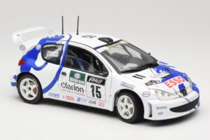 Peugeot 206 WRC #15 G. Panizzi / H. Panizzi WRC 1999 Solido 1:18 9016 Metal — zdjęcie 6 z 8