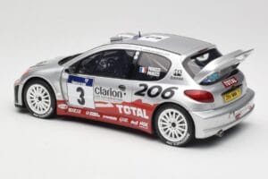 Peugeot 206 WRC #3 G. Panizzi / H. Panizzi Rally Tour de Corse 2002 Otto 1:18 OT1085 Żywica — zdjęcie 5 z 6