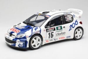 Peugeot 206 WRC G. Panizzi / H. Panizzi Tour de Corse 1999 Otto 1:12 G081 Żywica