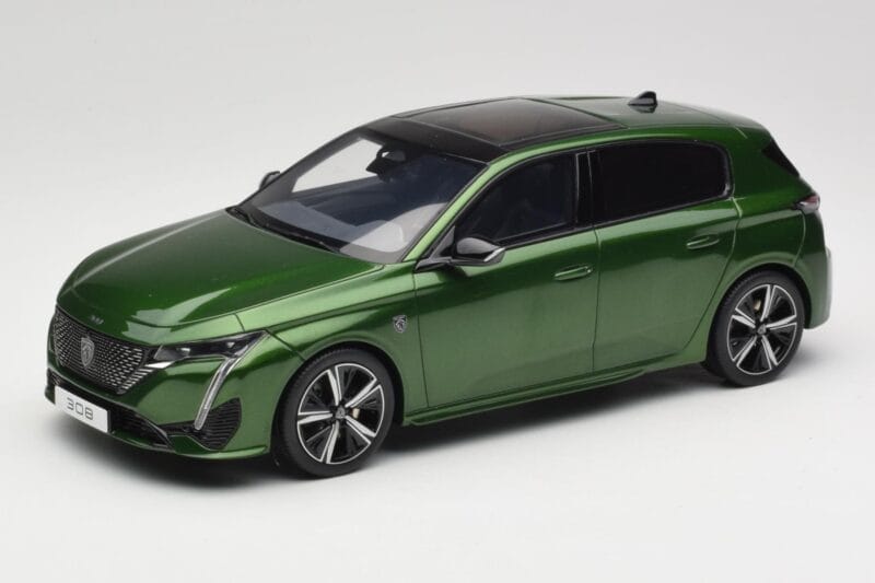 Peugeot 308 GT Olivine Green Otto 1:18 OT458 Żywica