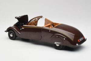 Peugeot 402 Eclipse Czekoladowy Norev 1:18 184873 Metal — zdjęcie 8 z 12