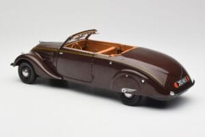 Peugeot 402 Eclipse Czekoladowy Norev 1:18 184873 Metal — zdjęcie 9 z 12