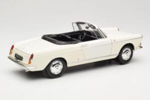 Peugeot 404 Kabriolet Biały Norev 1:18 184746 Metal — zdjęcie 3 z 8