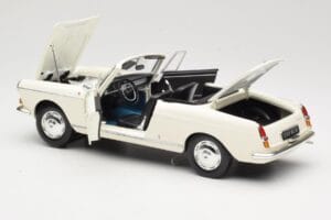 Peugeot 404 Kabriolet Biały Norev 1:18 184746 Metal — zdjęcie 5 z 8