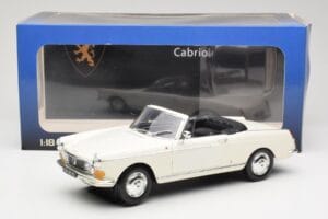 Peugeot 404 Kabriolet Biały Norev 1:18 184746 Metal — zdjęcie 8 z 8