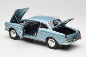 Peugeot 404 Coupe Niebieski Norev 1:18 184745 Metal — zdjęcie 5 z 8
