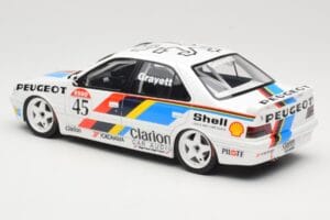 Peugeot 405 Mi16 #45 Team Peugeot Talbot Sport R. Gravett BTCC 1992 Otto 1:18 OT1141 Żywica — zdjęcie 5 z 6