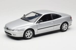 Peugeot 406 Coupe Srebrny Gate 1:18 01024 Metal