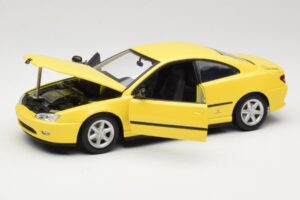 Peugeot 406 Coupe Żółty Gate 1:18 01022 Metal — zdjęcie 2 z 8