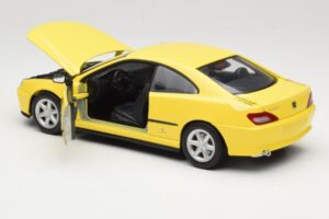 Peugeot 406 Coupe Żółty Gate 1:18 01022 Metal — zdjęcie 5 z 8