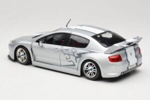 Peugeot 407 Racing Srebrny Solido 1:18 90642 Metal — zdjęcie 7 z 8