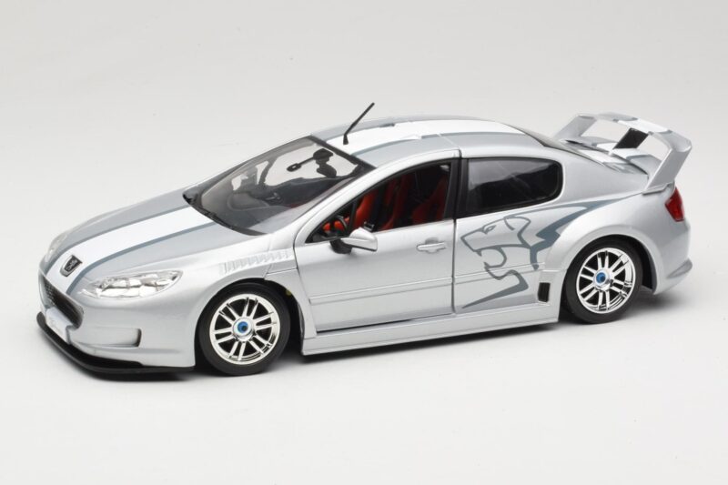 Peugeot 407 Racing Srebrny Solido 1:18 90642 Metal