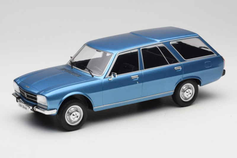 Peugeot 504 Break Niebieski MCG 1:18 MCG18213 Metal