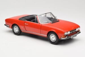 Peugeot 504 Kabriolet Czerwony Norev 1:18 184754 Metal — zdjęcie 6 z 8