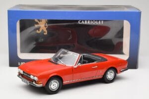 Peugeot 504 Kabriolet Czerwony Norev 1:18 184754 Metal — zdjęcie 8 z 8