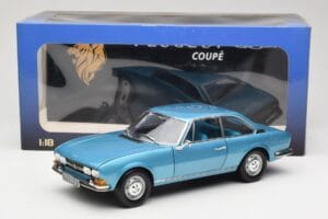Peugeot 504 Coupe Niebieski Norev 1:18 184755 Metal — zdjęcie 8 z 8