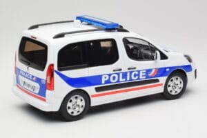 Peugeot Partner Police Niebieski Norev 1:18 184891 Metal — zdjęcie 2 z 6