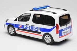 Peugeot Partner Police Niebieski Norev 1:18 184891 Metal — zdjęcie 5 z 6