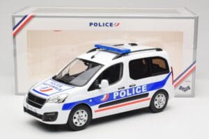 Peugeot Partner Police Niebieski Norev 1:18 184891 Metal — zdjęcie 6 z 6