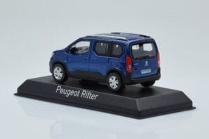 Peugeot Rifter Niebieski Norev 1:43 479061 Metal — zdjęcie 3 z 4