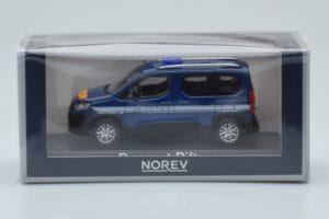 Peugeot Rifter Gendarmerie Otremer Niebieski Norev 1:43 479064 Metal — zdjęcie 4 z 4