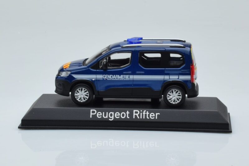 Peugeot Rifter Gendarmerie Otremer Niebieski Norev 1:43 479064 Metal